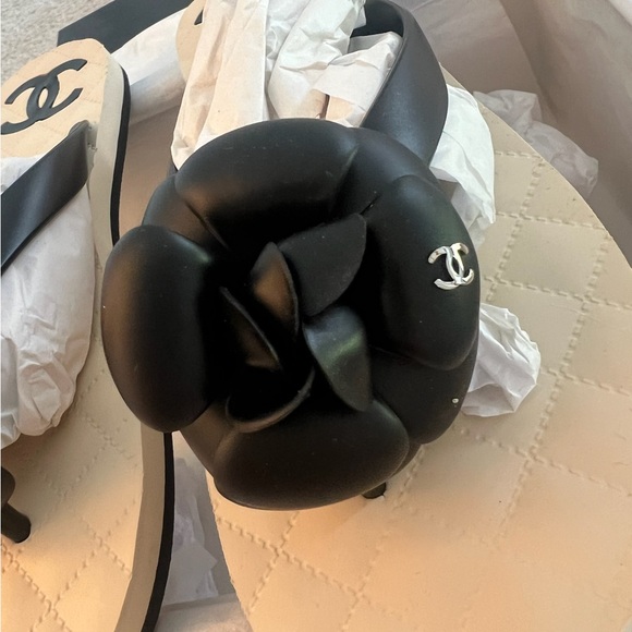 Chanel Camellia Thong Flip Flops - Picture 7 of 12